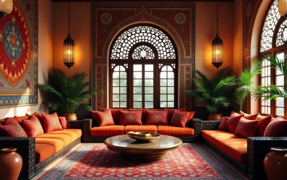 découvrez nos conseils et astuces pour décorer un salon marocain, alliant élégance, couleurs chaleureuses et authenticité pour un intérieur accueillant.
